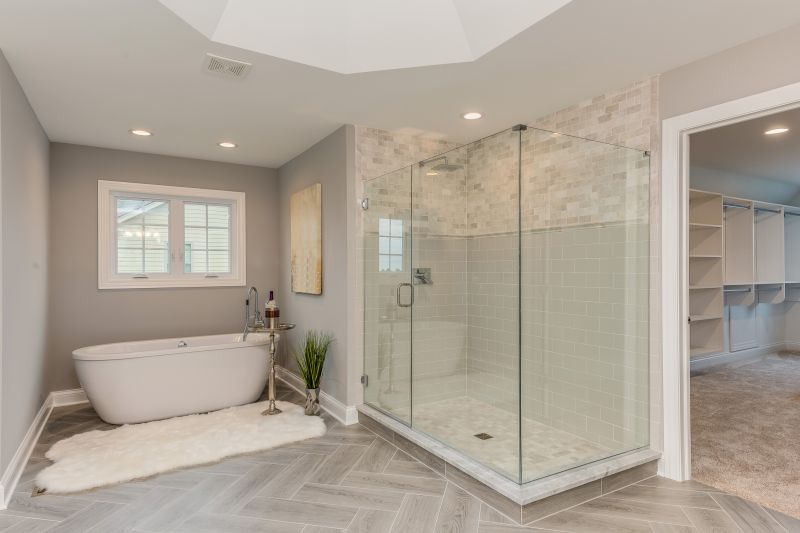Open-Plan Shower Space